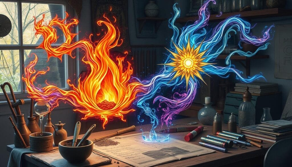 Elemental combinations in Infinite Craft