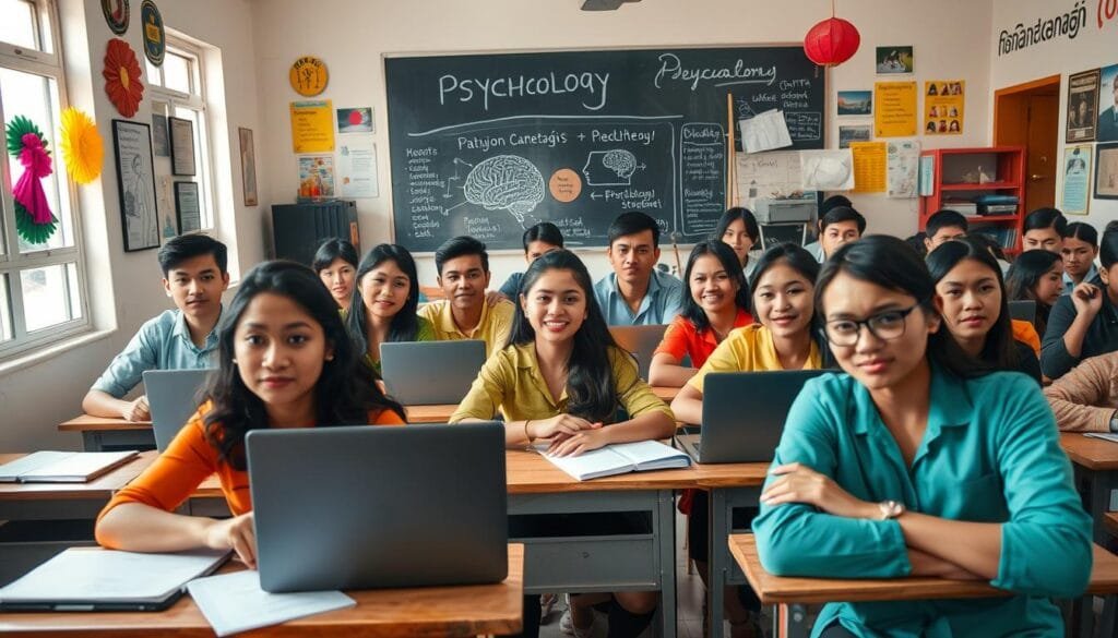 Engaged Cambodian Psychology Students