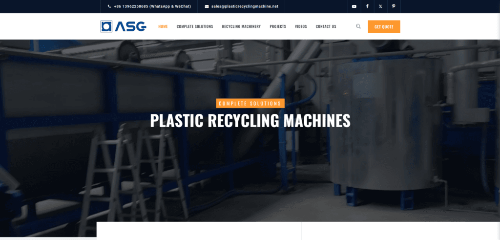 ACERETECH: Innovative Plastic Recycling Machine Manufacturer