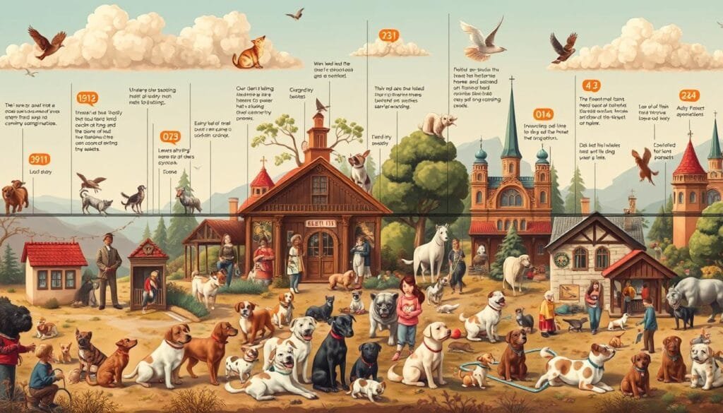 Evolution of animal welfare