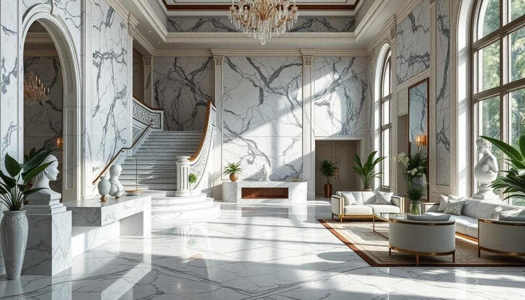 Marble influence in design