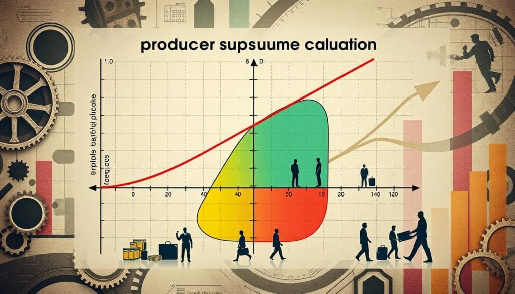 Producer surplus calculation