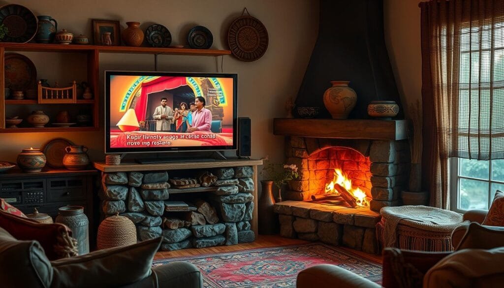 comparing TV with traditional hearths