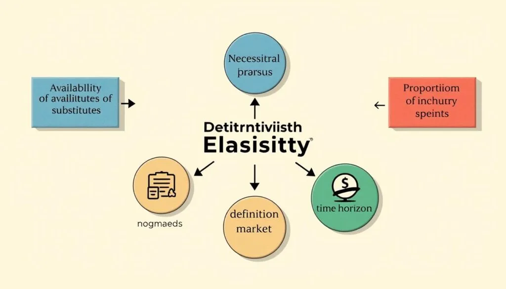 determinants of elasticity