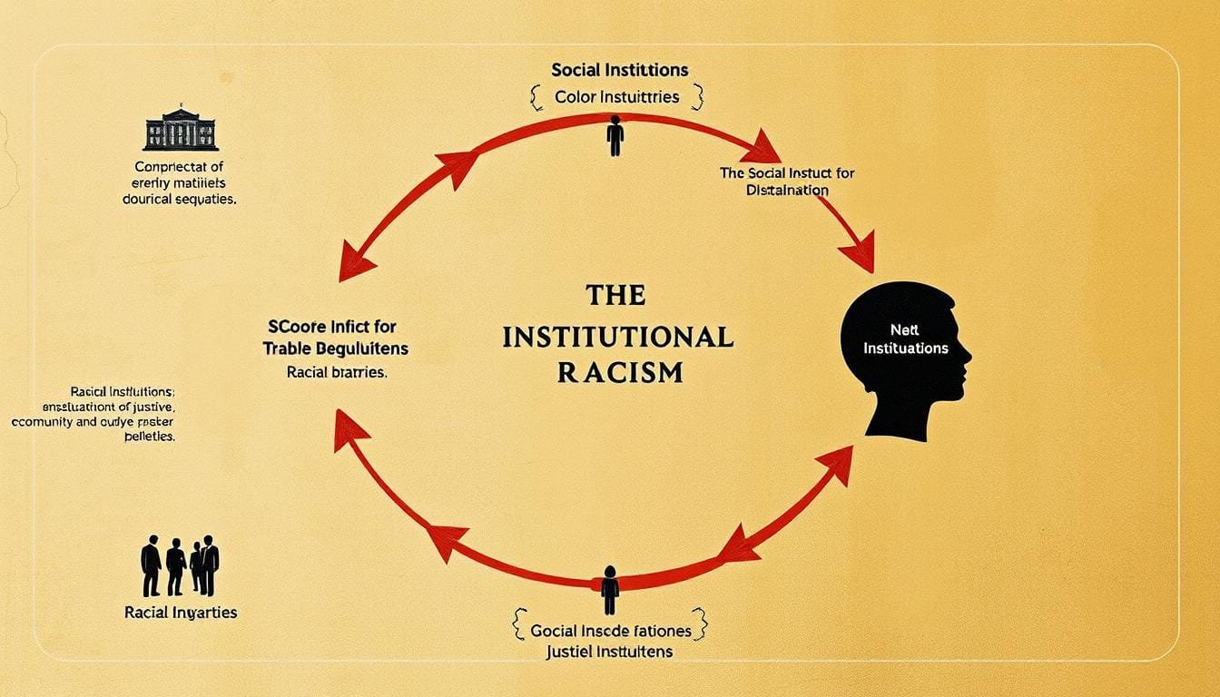 how can institional racism tie in with economical discrimination