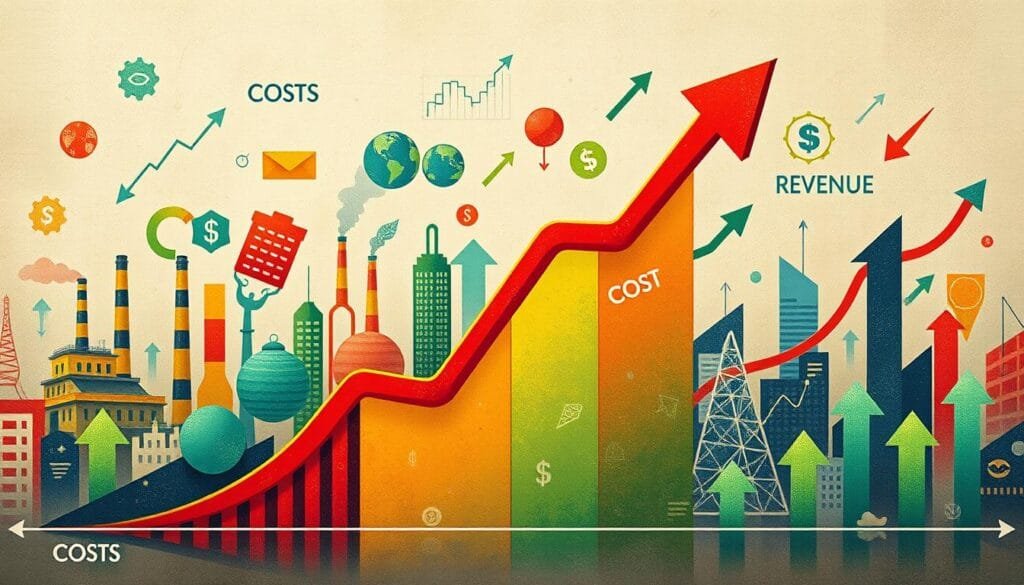 relationship between cost and revenue