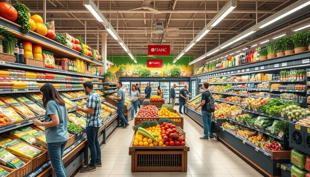 supermarket influence on diet