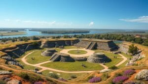 what is a plaza in mississippian culture